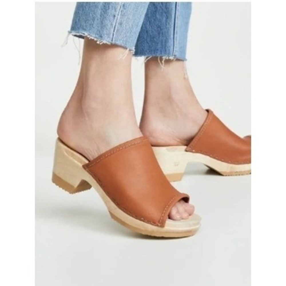 No.6 Daria Leather Sandal Clogs Leather Size EU 41